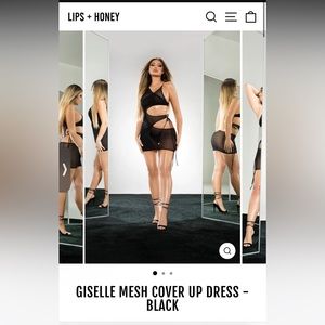 Lips + Honey cover up dress Small